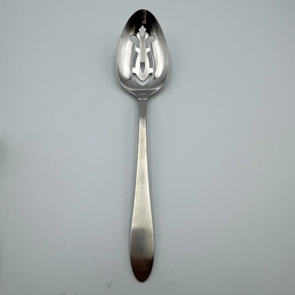 Oneida All American Stainless Glen Cove Slotted Serving Spoon